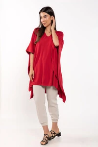Poncho em viscose
