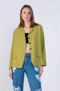 Blazer em viscose tencel leve