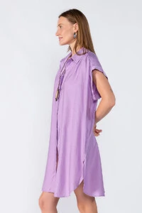 Chemise manga morcego com detalhe