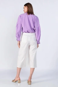 Camisa em viscose detalhe punho