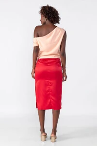 Blusa alfaiataria assimetrica
