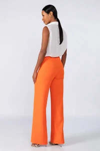 Calca pantalona ziper lateral