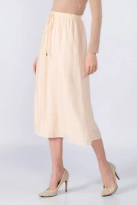 Saia midi em viscose elastico no cos