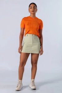 Blusa em viscose tecido trabalhado