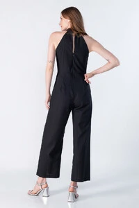 Macacao pantalona em linho