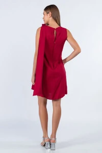 Vestido viscose com faixa ombro