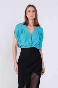 Blusa bata em viscose