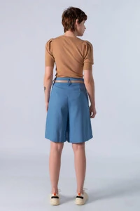 Blusa em viscose manga princesa