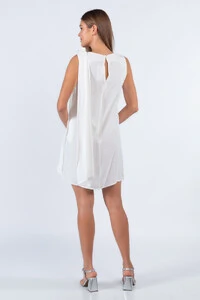 Vestido viscose com faixa ombro
