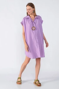 Chemise manga morcego com detalhe