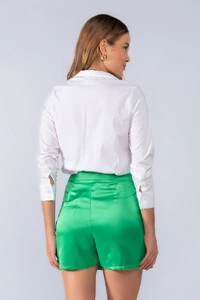 Shorts saia acetinado