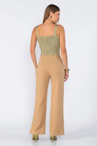 Cropped tricot texturizado