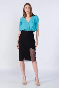 Blusa bata em viscose