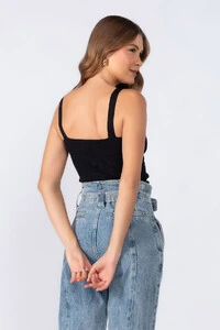 Blusa em viscose texturizado