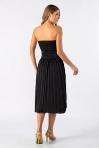 Vestido midi tomara que caia