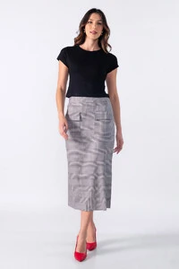 Blusa cropped basica canelada