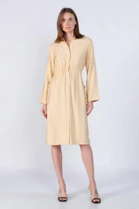 Vestido em viscose elastico na cintura