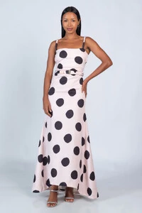Vestido longo modelado