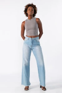 Cropped regata gola alta