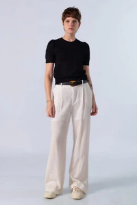 Blusa em viscose tecido trabalhado