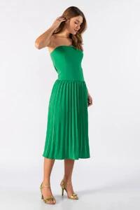 Vestido midi tomara que caia