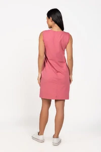 Vestido curto regata em moletinho