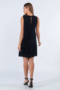 Vestido viscose com faixa ombro