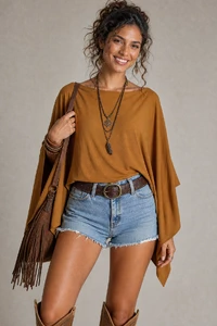 Blusa assimetrica