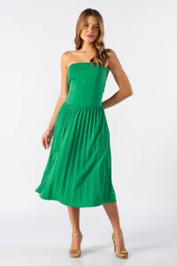 Vestido midi tomara que caia