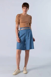 Blusa em viscose manga princesa