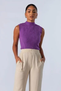Blusa basica em viscose