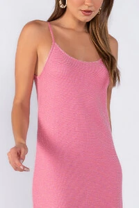 Vestido lurex com alças