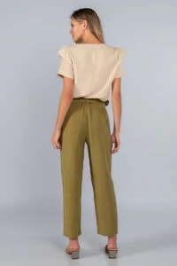 Blusa babado manga
