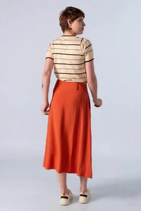 Blusa em viscose listrada