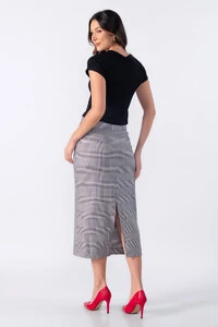 Blusa cropped basica canelada
