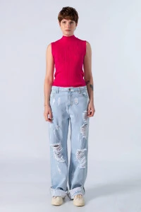 Blusa basica em viscose
