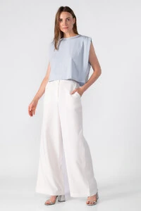 Blusa cropped muscle tee