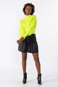 Blusa manga longa bufante
