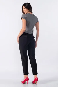 Blusa cropped basica canelada