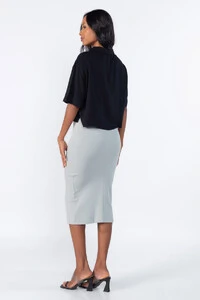 Camisa cropped com botoes