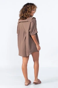 Conjunto camisa e shorts social