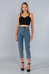 Corselet renda bordada