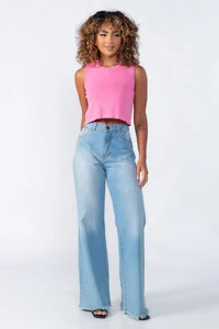 Cropped regata soltinho