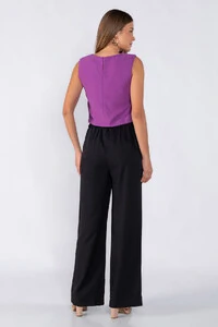 Blusa curta decote v