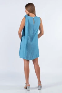 Vestido viscose com faixa ombro