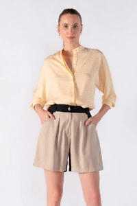 Camisa manga longa vista dupla