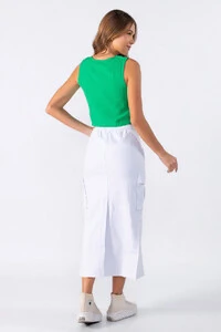 Blusa regata em alfaiataria