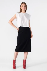 Blusa cropped muscle tee