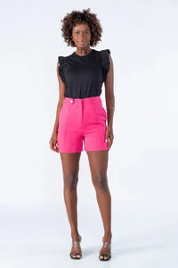 Blusa em algodao muscle babado