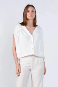 Blusa bata em viscose